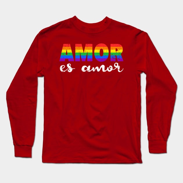 Amor es amor - Love is love Long Sleeve T-Shirt by verde